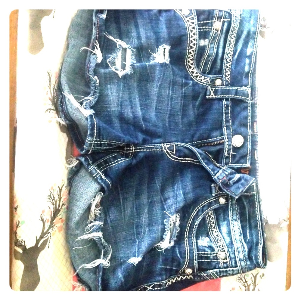 Womens rock revival shorts